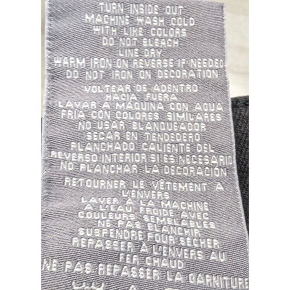 Melissa McCarthy Seven7 Seven 7 Jean Shorts Plus Size 28W Cutoffs Black Stretch - Picture 5 of 10